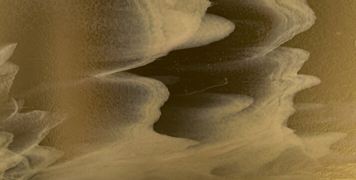 Creative Liquid Ink Effects on Abstract Emulsion Backdrop