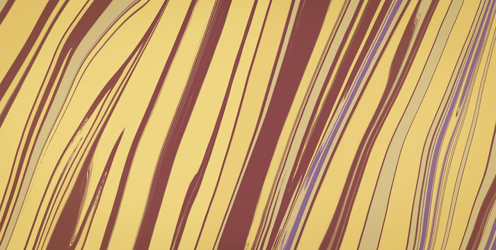 Beautiful Glossy Acrylic Waves with Ample Copy Space