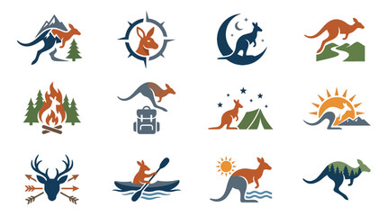 Colorful vector illustration of diverse animals and plants. © sri mukti