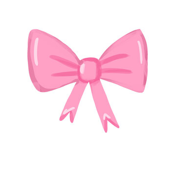 pink ribbon bow