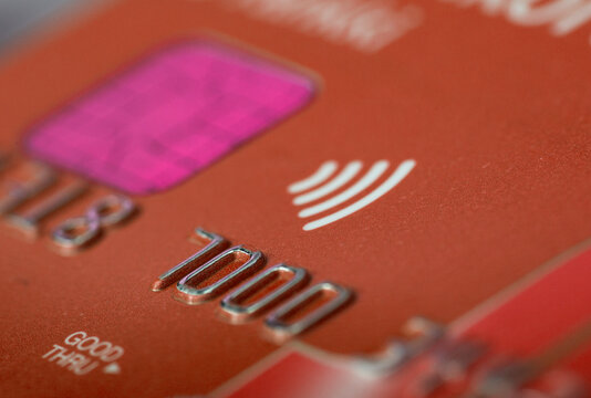Contactless payment icon coloured.