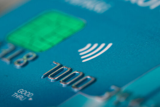 Contactless payment icon coloured.