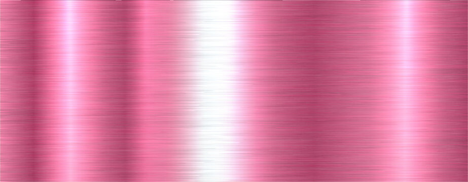 Pink anodized metal texture with brushed finish,  metallic aluminum texture with glossy reflection.