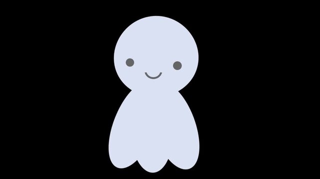 Animated "Teru Teru Bozu" clip art