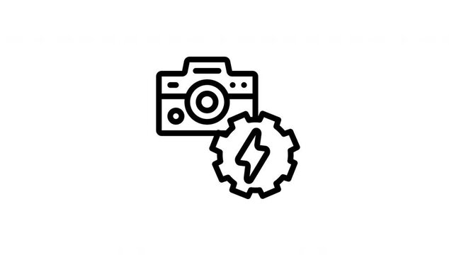 flash settings animated icon