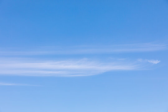 White clouds and blue sky
