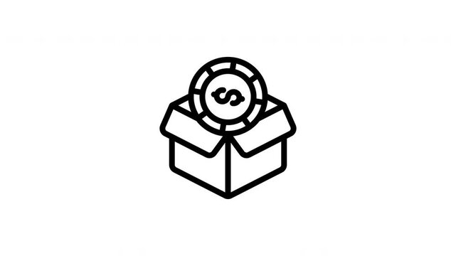gift box animated icon