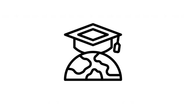 globe animated icon