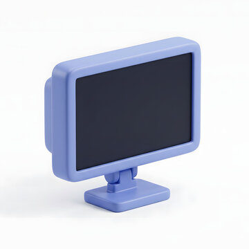 lcd monitor with blue screen