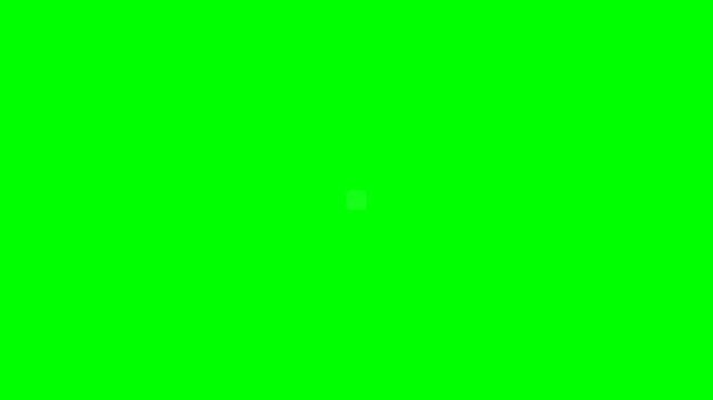 Notification App Icon with Red Badge Counter Increasing on Green Screen Chroma Key Background
