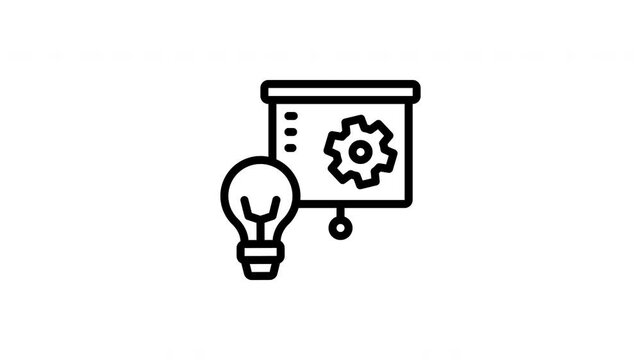 graph animated icon