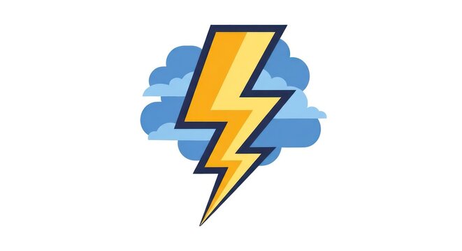 Electricity Storm Weather Lightning Bolt.