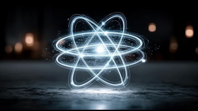 Ultra Realistic Quantum Brand Node Seamless Loop Featuring Enterprise AI Brand Core in Quantum Framework with Continuous Neural Synchronization Background Video.