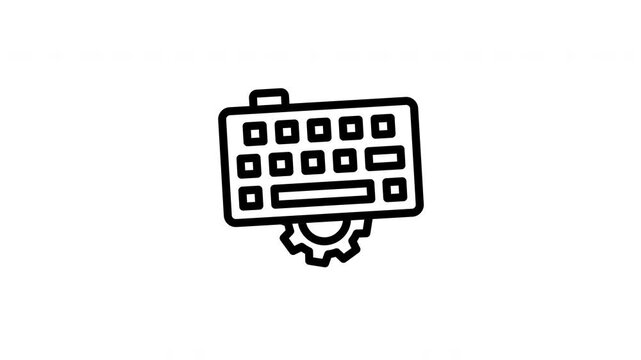 keyboard animated icon