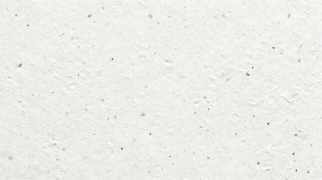 Paper texture with elegant handmade white fiber surface and scattered monochrome speckles for modern minimalist background design