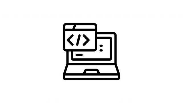 laptop animated icon