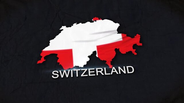 Switzerland Map Animation 4K