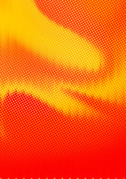 Abstract halftone background with vibrant orange and yellow gradients for dynamic design