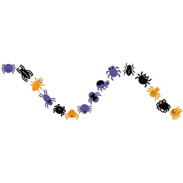 Adorable Halloween Spider Clipart Pack | Kawaii Spooky Spider PNG SVG Bundle
