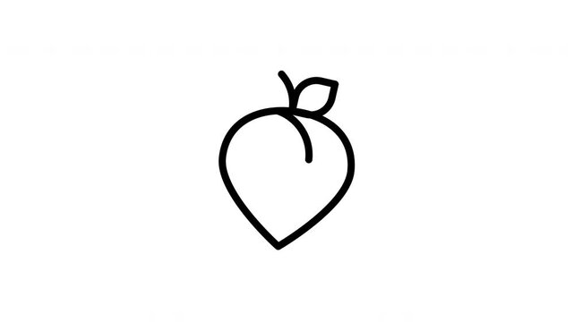peach animated icon
