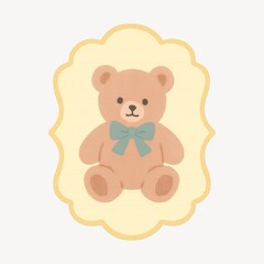 Fototapeta premium Cute teddy bear illustration