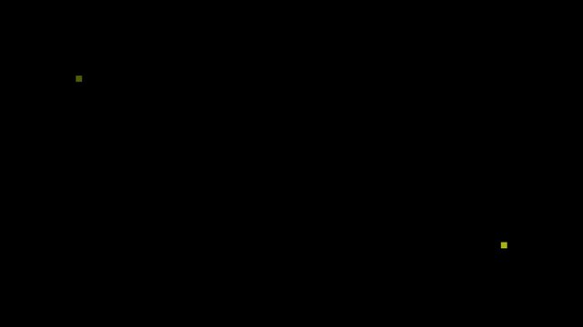 Retro arcade insert coin text animation on 4k black background, for gaming projects, 8-bit