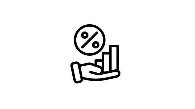 percentage animated icon