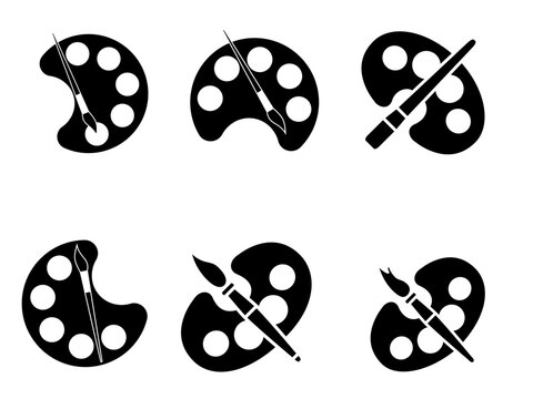 Thumbs Up Icons Set of 12 Black Line Symbols. Like and Success Vector Illustration
