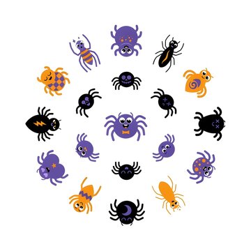 Playful Arachnid Circle
