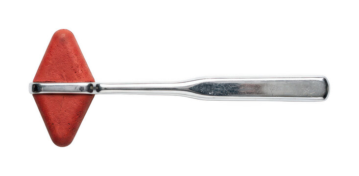 Medical reflex hammer png Red reflex hammer png Neurological reflex hammer cutout Taylor reflex isolated transparent background image