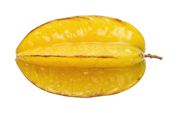 Ripe starfruit png Yellow carambola cutout Fresh starfruit png Exotic carambola cutout Whole isolated transparent background image
