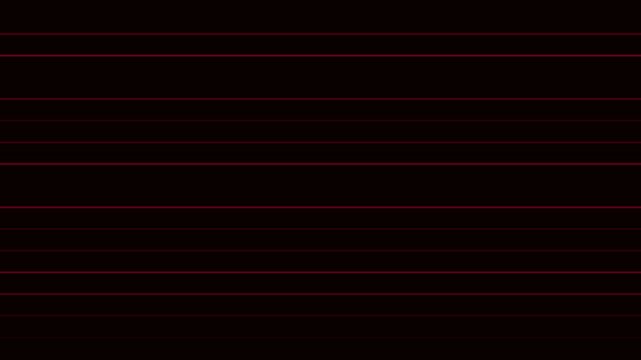 Abstract dark red horizontal lines background, minimalist geometric pattern with subtle glowing texture for modern digital projects animation 4k