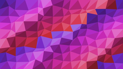Obraz premium Colorful Low Poly Geometric Triangle Background Pattern