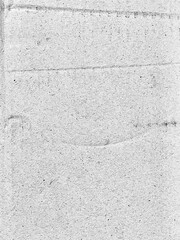 Fototapeta premium Rough white recycled paper texture background with creases