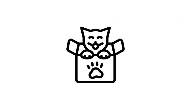 scratching post animated icon