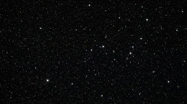 Bright shining stars glowing in dark starry night sky outer space abstract background for astronomy concept