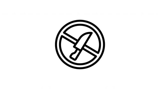 sharp object animated icon