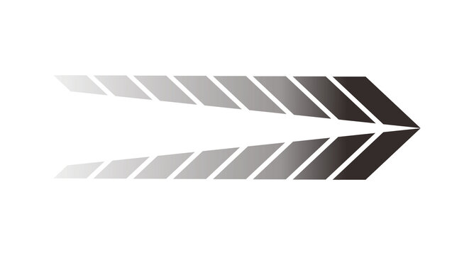 Arrow graphic with a gradient effect, pointing to the right. This abstract design represents progress, direction, and movement. The fading lines create a sense of speed and forward momentum.