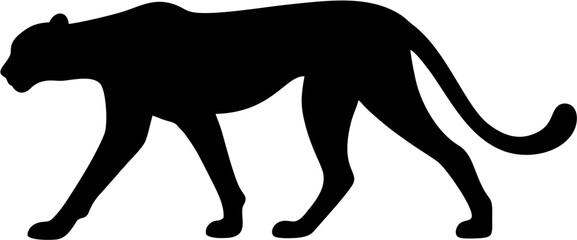 Walking Cheetah Silhouette Ve... © Aura Artistry