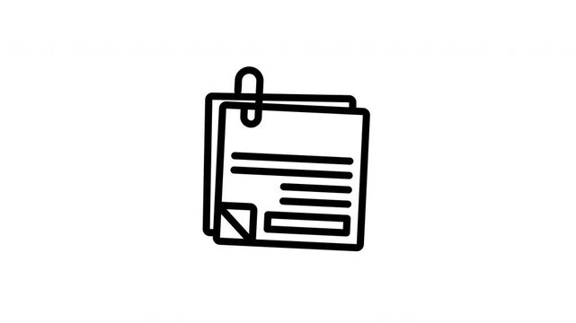 sticky notes animated icon