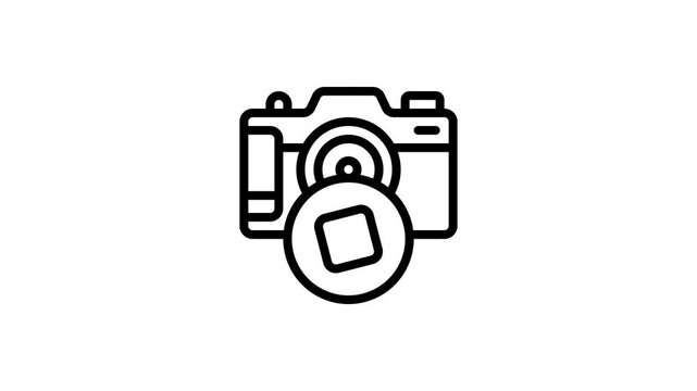 stop button animated icon
