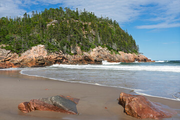 Plage de Black brook cove, Cap Breton, Nouvelle Écosse, Canada © AS.UNTERREINER
