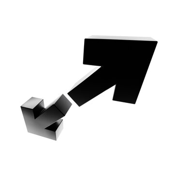 3d icon zoom arrow