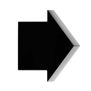 3d icon big arrow