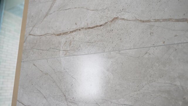 Close-up of ceramic tiles, epoxy grout, close-up.