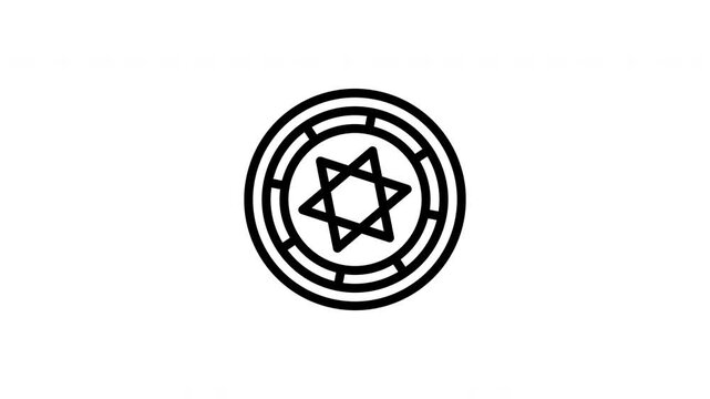 tarot pentacle animated icon
