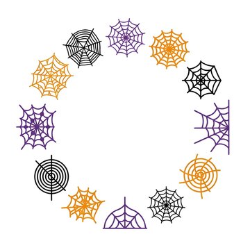 Halloween Spiral Frame
