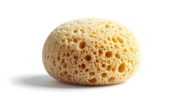 Natural sea sponge isolated on white background.