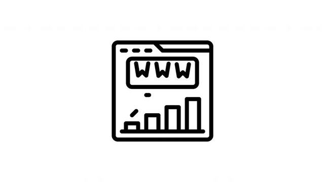 traffic stats animated icon