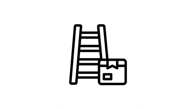 train tracks animated icon